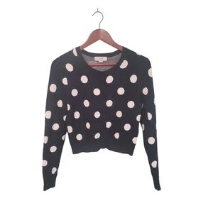 Victor Glemaud Polka Dot Snap Button Womens Cardigan Size‎ Medium
